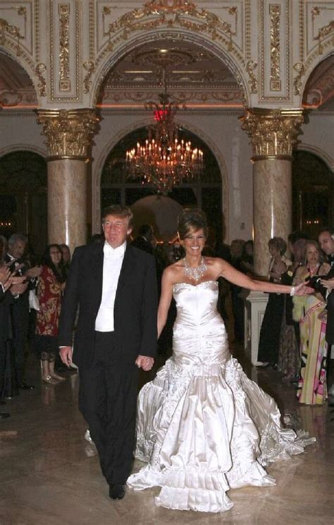 melania trump wedding dress